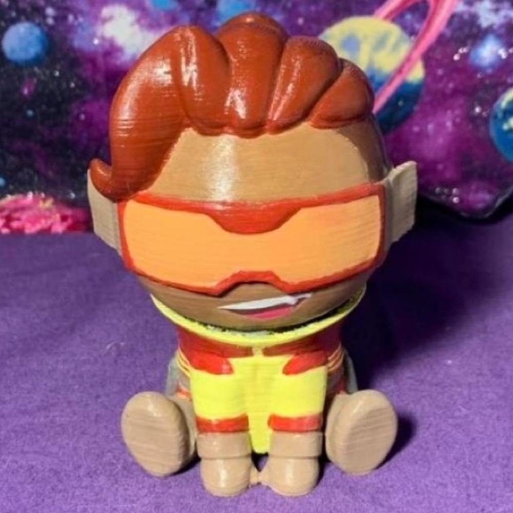Invincible Rex Splode PLA “Plush” Figure Painted Goggles